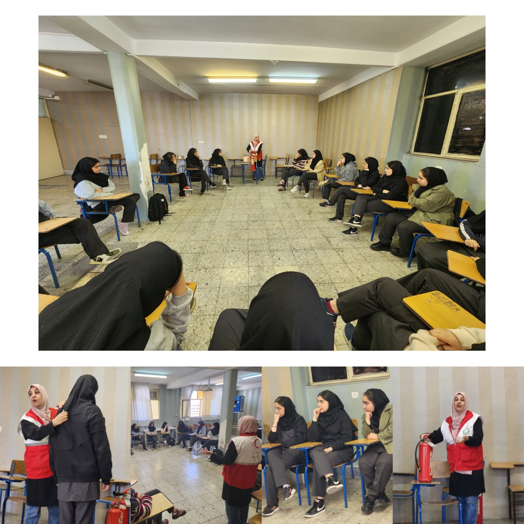 🧯🚑 زنگ آمادگی دفاعی ، کارگاه آموزش کمک های اولیه